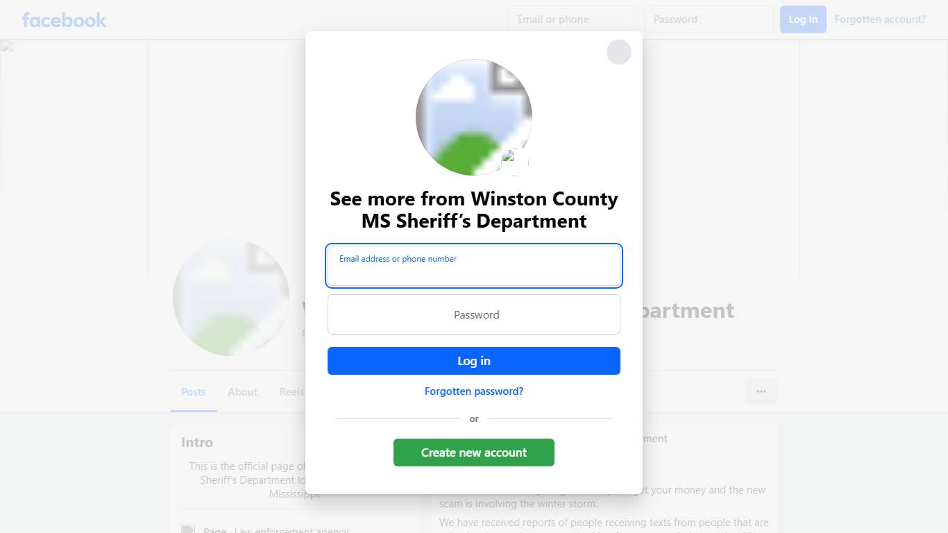 Winston County MS Sheriff’s Department Facebook